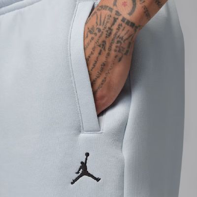 3. Air Jordan Brooklyn Fleece Oversized Open-Hem Pants - IB7238-472