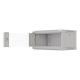 19. LANBERG WALL-HUNG RACK CABINET 19" 4U 540X350 GRAY GLASS DOOR (FLAT PACK)