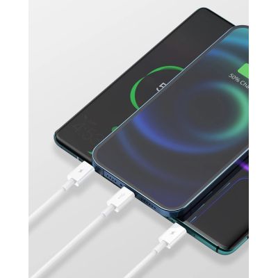 15. Baseus Superior 3in1 USB Cable - Lightning / USB Type C / Micro USB 3.5 A 1.5 m White (CAMLTYS-02)