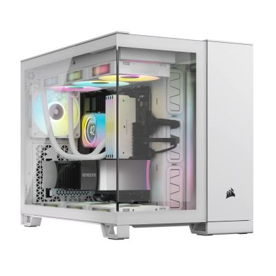 18. Corsair 2500X RGB ICUELINK WHITE case