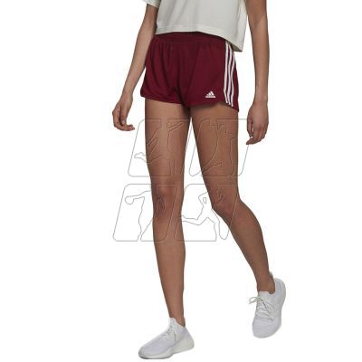 2. Adidas Pacer 3-Stripes Knit Shorts W HM3887