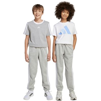 16. adidas Essentials Light Gray Kids' Pants JY4995