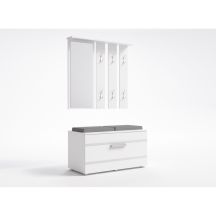 OPAL WARDROBE WHITE SET