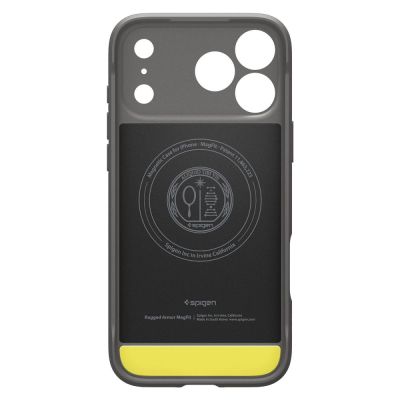 4. Spigen Rugged Armor MagSafe Case for iPhone 18 Pro Max / 17 Pro Max - Gray