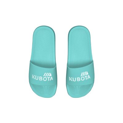 19. Kubota Women's Pool Flip-Flops Basic Turquoise KKB007