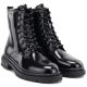 4. Women's leather ankle boots, patent leather, black Big Star UU274613