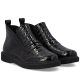10. Women's patent leather ankle boots crocodile black Rieker 71150-00