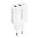 2. Wozinsky CWCUCW 30W USB-C / 2 x USB-A Wall Charger - White