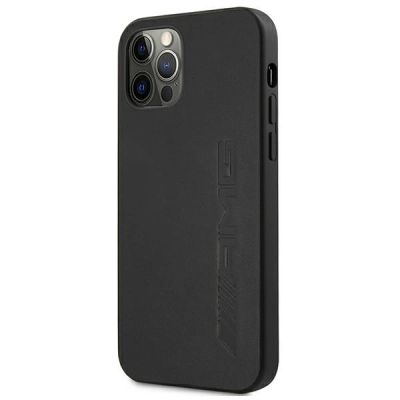 2. AMG Leather Hot Stamped Case for iPhone 12 Pro Max - Black