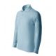 4. Kids' Pique Polo LS Polo Shirt (Blue)