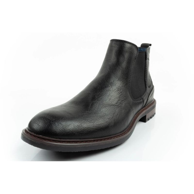 3. Wrangler Randy men's shoes Chelsea boots elegant fashionable slip-on black
