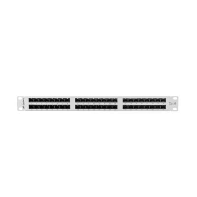 3. Patch panel Lanberg PPU6-1048-S (1U; cat. 6; 48xRJ-45)