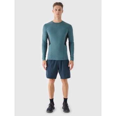8. Men's quick-drying running longsleeve 4F 4FWAW24TFLOM252-40S