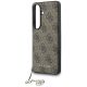 5. Guess 4G Classic Logo Charm MagSafe Case for Samsung Galaxy S26 - Brown