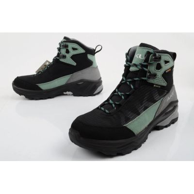 8. Aku women's trekking sports shoes Adapta Gore-tex leather black green