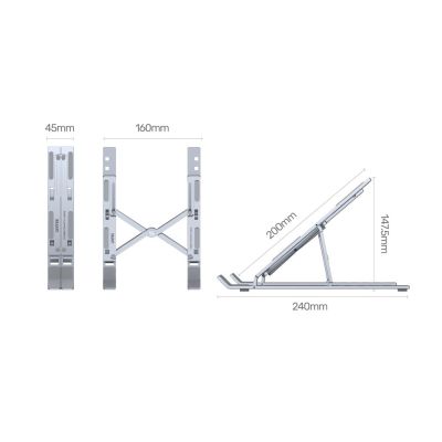 9. UNITEK FOLDABLE LAPTOP STAND, ALUMINUM
