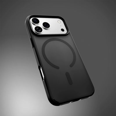 8. Puro Gradient TPU Case Compatible with MagSafe for iPhone 17 Pro Max - Black