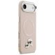 4. Karl Lagerfeld Karl & Choupette Pins MagSafe Case for iPhone Air Pink