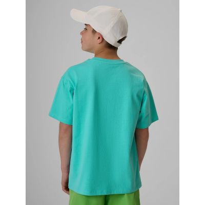 2. Boy's cotton T-shirt 4F 4FJRSS26TTSHM4174-047S