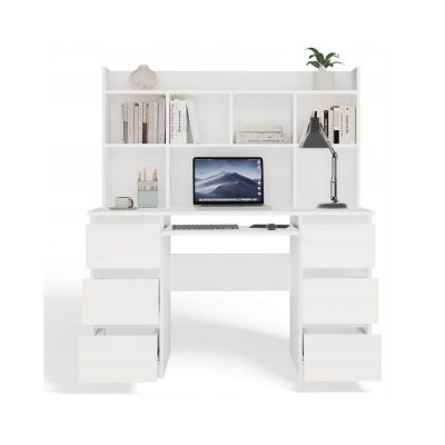 5. KUBA DESK SET + WHITE EXTENSION