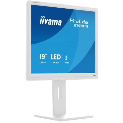 10. iiyama ProLite B1980S-W1 computer monitor 48.3 cm (19") 1280 x 1024 px SVGA LED White