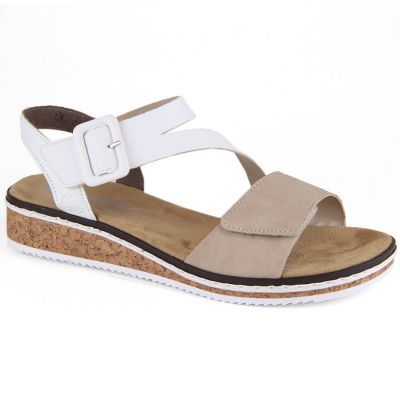21. Comfortable Rieker W RKR678 combo sandals