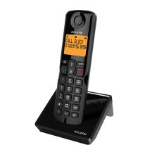 Alcatel S280 EWE DECT Phone Caller Name and Identification Black