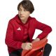 5. adidas Entrada 26 Full Zip Hoodie for Kids Red KH1781