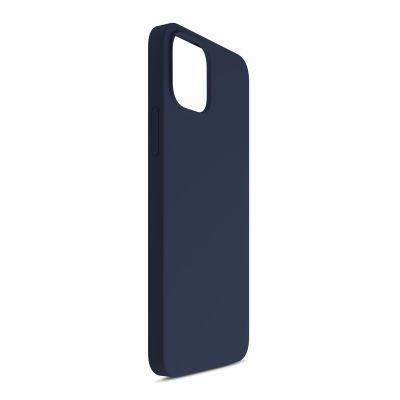 4. 3mk Silicone Case for iPhone 15 Plus - Navy Blue