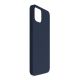 4. 3mk Silicone Case for iPhone 15 Plus - Navy Blue