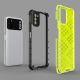 5. Honeycomb Case armor cover with TPU Bumper for Xiaomi Poco M3 transparent