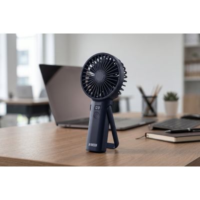 6. NOVEEN F120 USB Rechargeable Hand-held Desk Fan