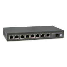 LevelOne GB PoE Switch 9-Port 120W 10Gbps
