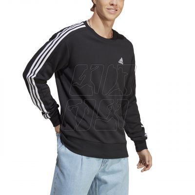 4. adidas Essentials French Terry 3-Stripes M IC9317 sweatshirt