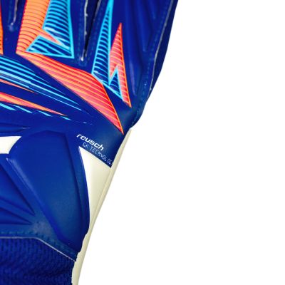 6. Reusch Attrakt Starter Solid Goalkeeper Gloves Blue 5670514 4126