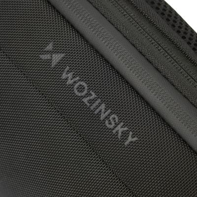 6. Wozinsky Premium Single Shoulder Anti-Theft City Backpack with Organizer and USB - Black