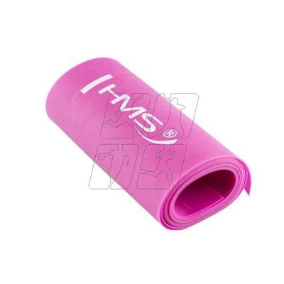 6. Pilates tape HMS TP01 PINK 0.7 x 120 x 1200 MM 17-34-022