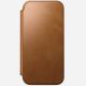 6. Nomad Modern Leather Folio Cell Phone Case 17.5 cm (6.9") Tan/Light Brown