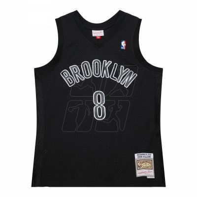 Mitchell &amp; Ness NBA Swingman Brooklyn Nets Deron Williams T-shirt M SMJY6513-BNE12DWMBLCK