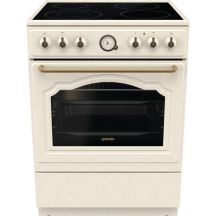 GORENJE GECS6B70CLI Retro electric cooker 60 cm | ExtraSteam | AirFry | FrozenBake | cream