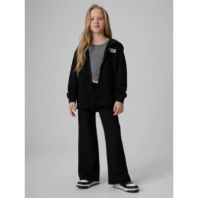 3. Girls' loose sweatshirt with hood 4F 4FJRSS26TSWSF2902-20S