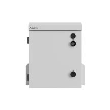 WALL-HUNG RACK CABINET 10" HERMETIC IP55 WALL/POLE MOUNTING 320X220X400 GRAY LANBERG (ASSEMBLED)