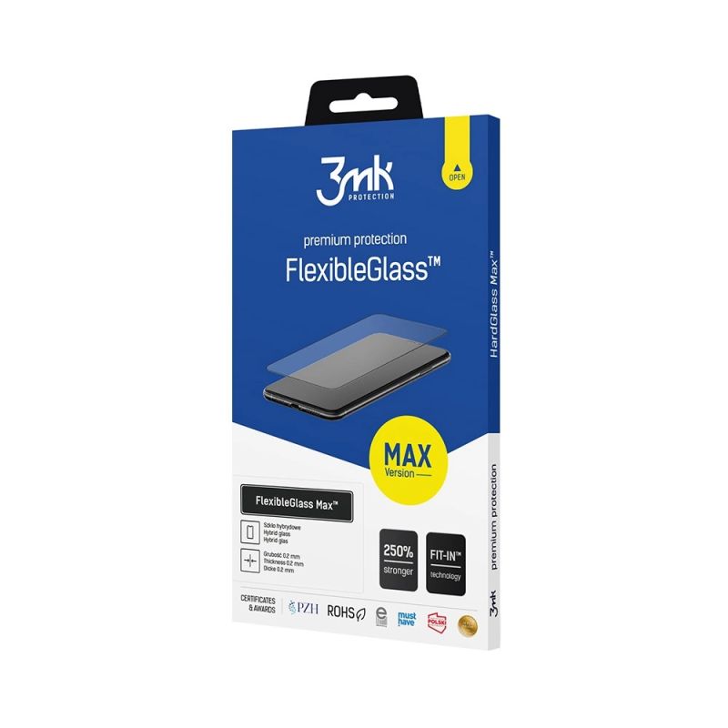 2. Tempered glass 3mk FlexibleGlass Max Black for Samsung Galaxy A35 5G