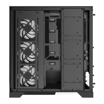 4. MIDITOWER MATX computer case without power supply INVADERXMT-BKCWW ADATA
