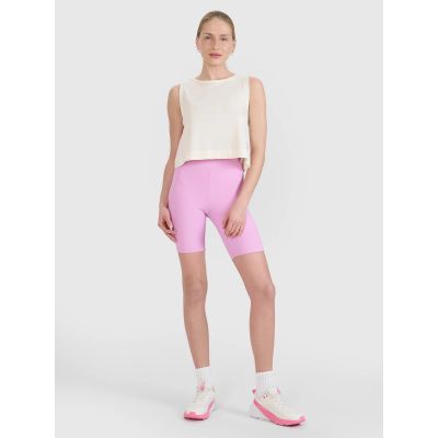 2. Women's regular printed top 4F 4FWSS25TSLEF118-11S