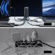 12. Joyroom JR-TCM02 Multiport GaN Charger 65W EU 4x USB-C 2x USB-A - Dark Gray