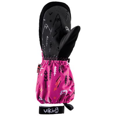 2. Viking Snoppy Kids Children’s Ski Gloves with PrimaLoft Insulation, Pink (125/23/2288/46)