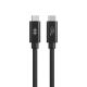 3. HYPER HyperDrive Next USB cable USB4 Gen 3x2 1.2 m USB C Black