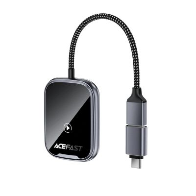 3. Acefast QC1 Wireless Car Adapter - Gray