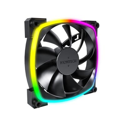 2. Montech AX120 PWM ARGB fan, 3 pcs., - 120mm